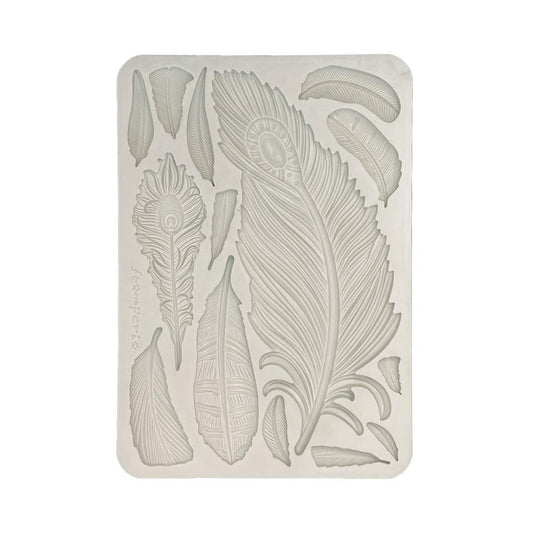 Stamperia Masquerade Feathers Silicone Mould - NTS