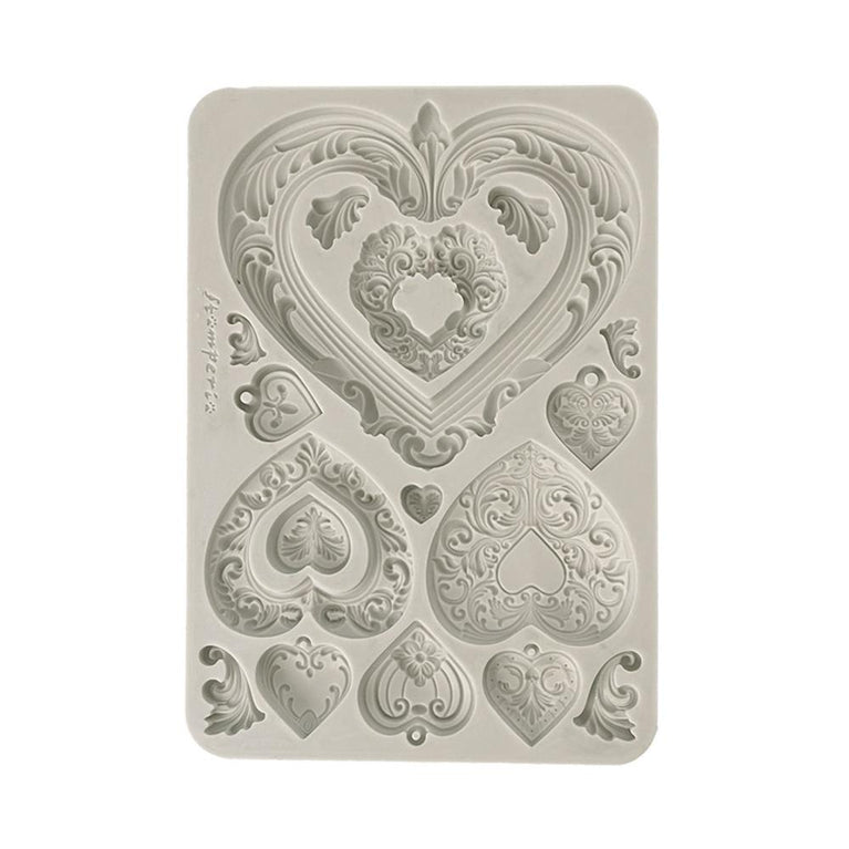 Stamperia Hearts Silicone Mould - NTS