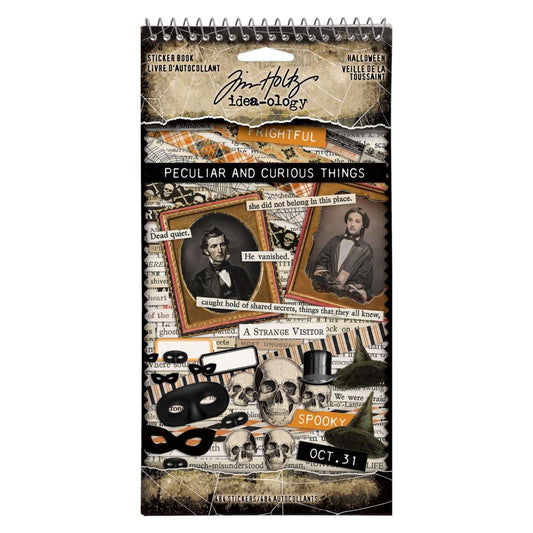 Peculiar & Curious Things Sticker Book by Tim Holtz - NTS