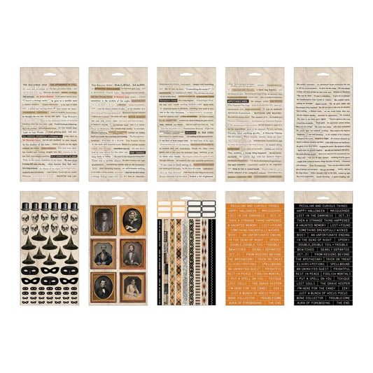Peculiar & Curious Things Sticker Book by Tim Holtz - NTS
