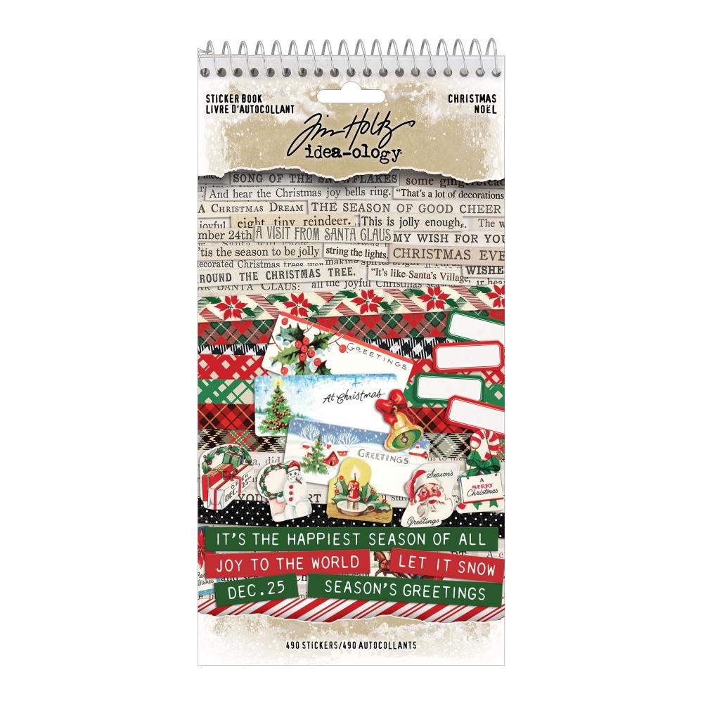 Christmas Sticker Book by Tim Holtz - NTS