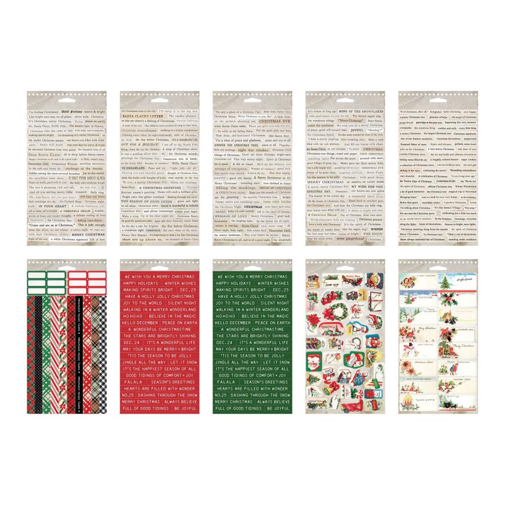 Christmas Sticker Book by Tim Holtz - NTS