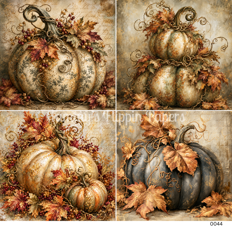TFP Quad 0044 - Harvested Elegance Decoupage Paper