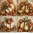 TFP Quad 0045 - Old World Autumn Decoupage Paper