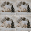 TFP Quad 0054 - Country Christmas Barn Decoupage Paper