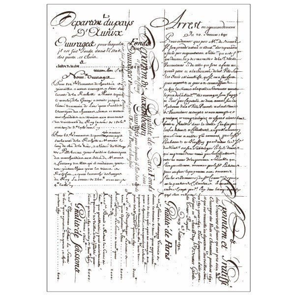 Elegant Fonts Transfer Motif - LaBlanche