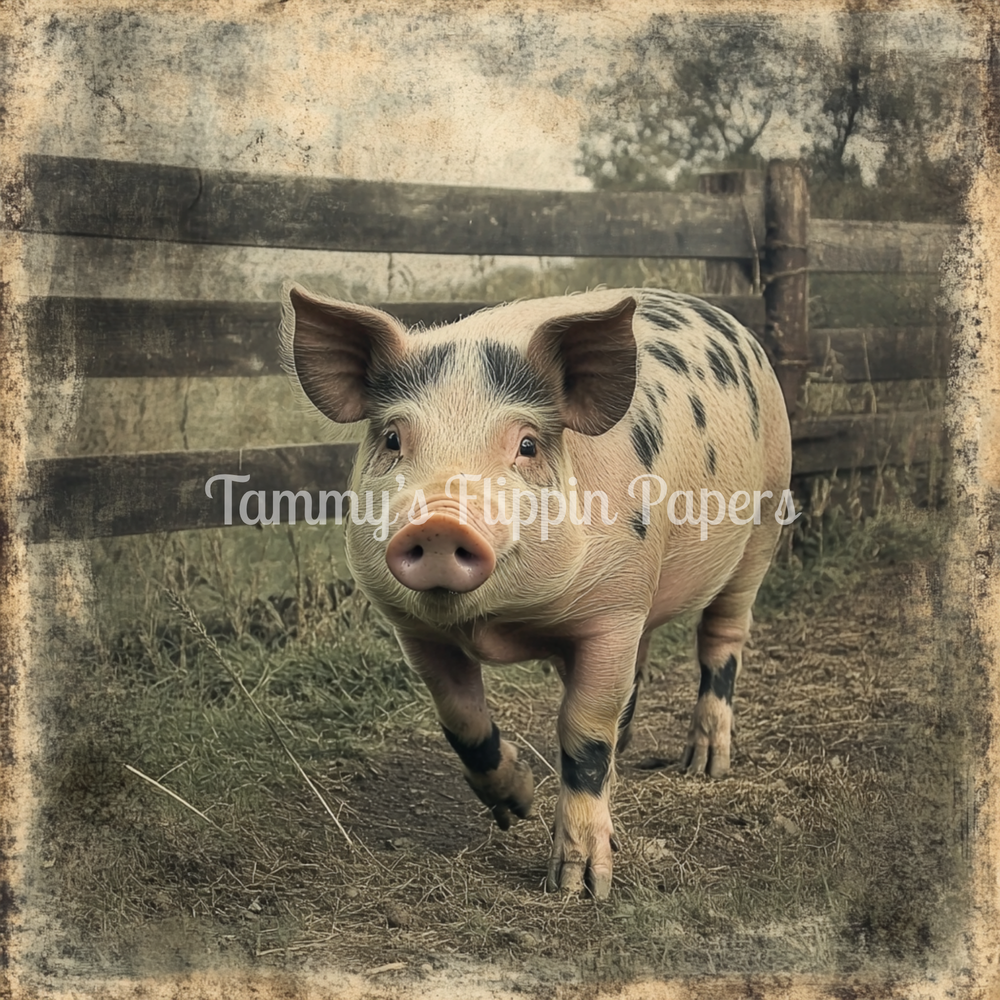 Happy Hog Tissue Paper - Flippin Furniture