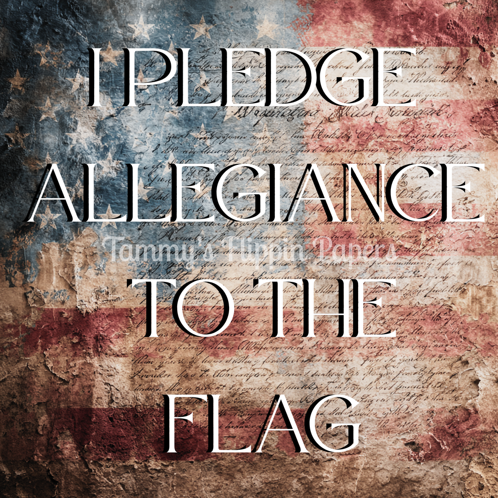 I Pledge Allegiance Tissue Paper - Flippin Furniture