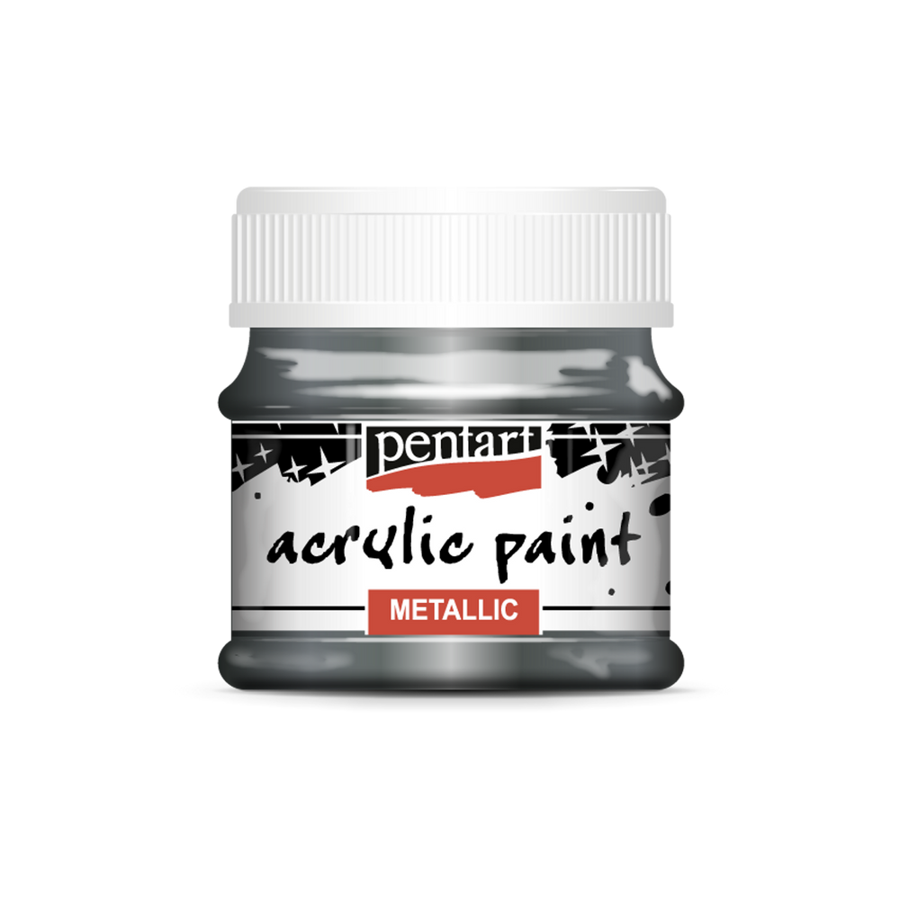 Pentart Rococo Metallic Acrylic Paint (50ml)
