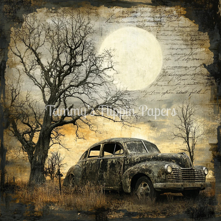 Midnight Mortuary Tissue Paper - Flippin Furniture