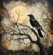 Moonlit Crow Tissue Paper - Flippin Furniture