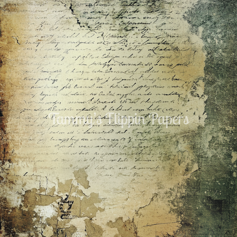 Old World Script Tissue Paper - Flippin Furniture