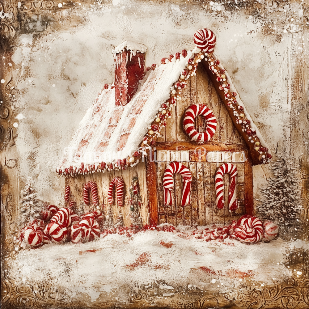 Peppermint Cottage 1 Tissue Paper - Flippin Furniture