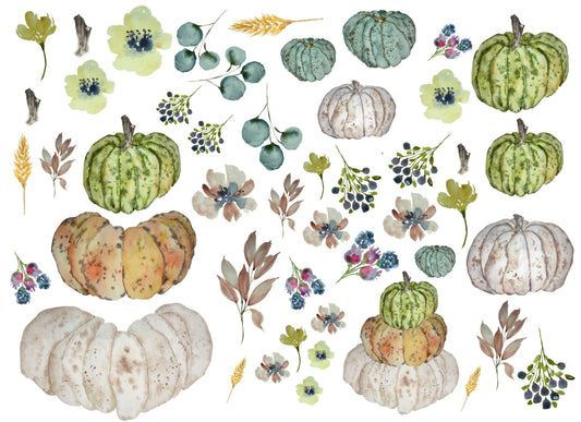 Heirloom Pumpkins by Lexi Grenzer - Roycycled Decoupage Paper