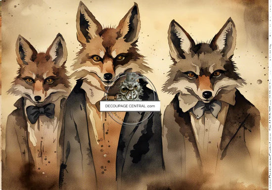 The Fox's Den Rice Paper (DC165) - Decoupage Central