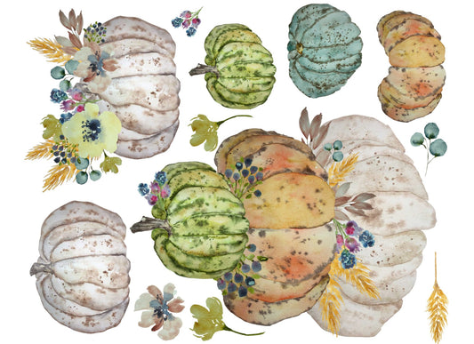 Stacked Heirloom Pumpkins by Lexi Grenzer - Roycycled Decoupage Paper
