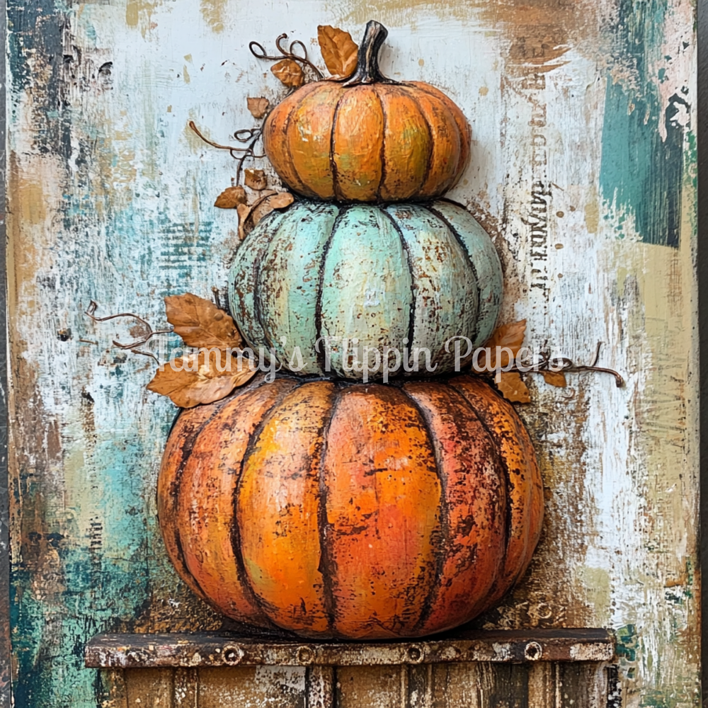 Pumpkin Tower Tissue Paper - Flippin Furniture