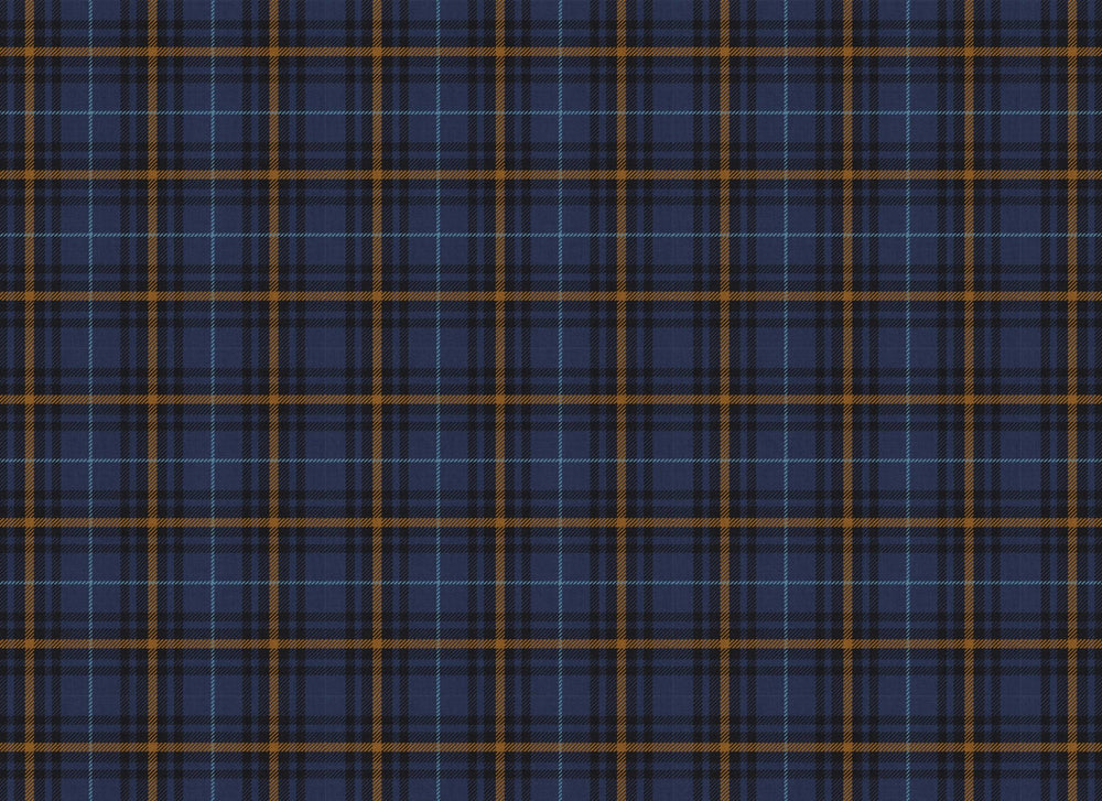 Blue Tartan - Roycycled Decoupage Paper