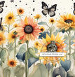 Sunflowers & Butterflies Rice Paper (DC178) - Decoupage Central