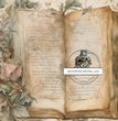 This Old Book Rice Paper (DC180)- Decoupage Central