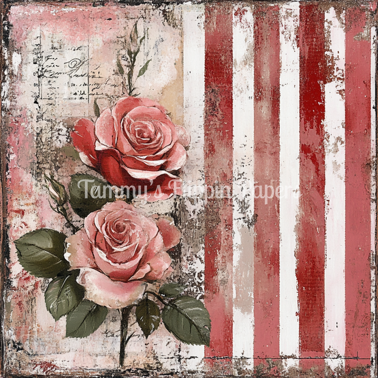 Roses Tissue Paper - Flippin Furniture