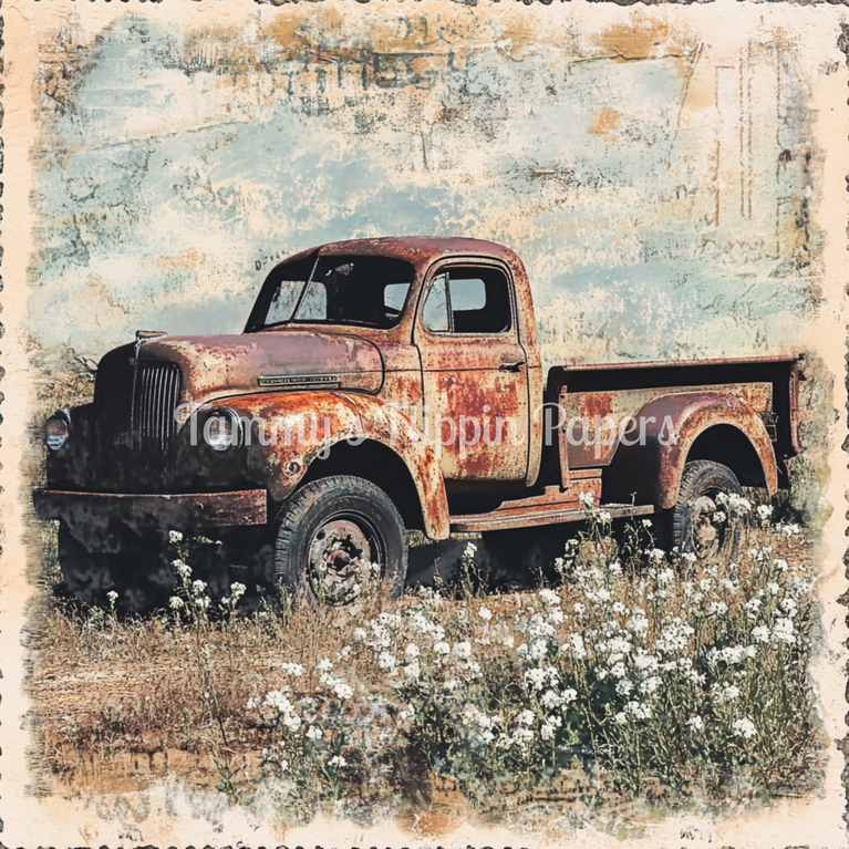 Rust & Bloom Tissue Paper - Flippin Furniture