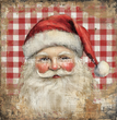 Santa Red Check Tissue Paper - Flippin Furniture
