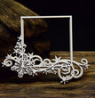Chipboard Layered Square Frame - SnipArt