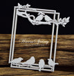 Chipboard Rectangle Layered Frame - Snipart