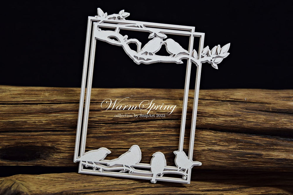 Chipboard Rectangle Layered Frame - Snipart