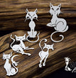 Chipboard Cat Set - Snipart