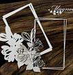 Chipboard Magnolia Layered Frame - Snipart