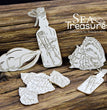 Chipboard Sea Treasures, Seashells & Bottles - SnipArt