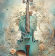 Dreamscape Violin Rice Paper - Calambour