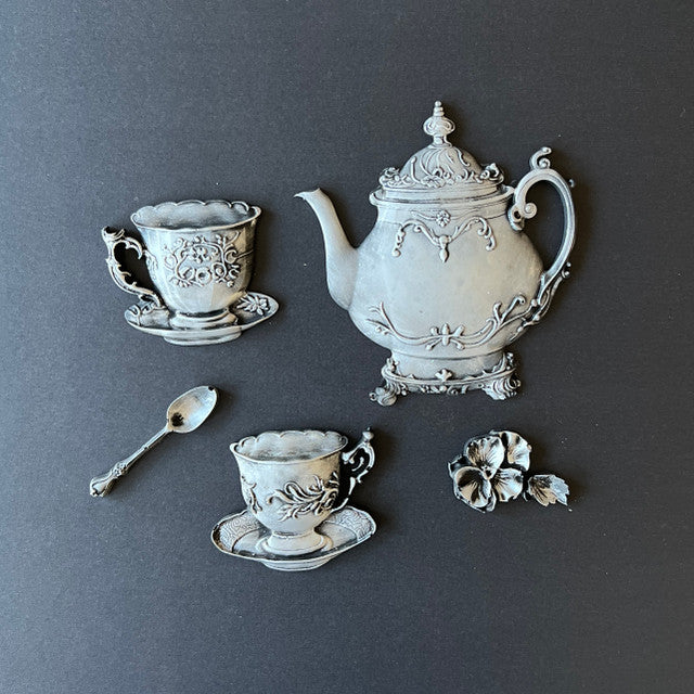 LaBlanche Tea Set Silicone Mould, Ltd Edition - Decoupage Queen