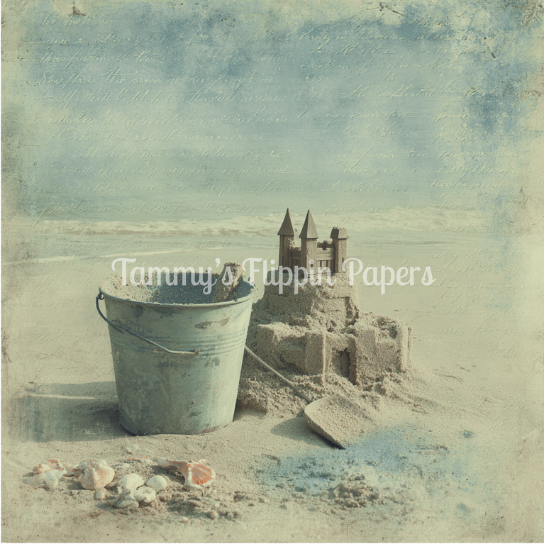 Seaside Childhood Tissue Paper - Flippin Furniture
