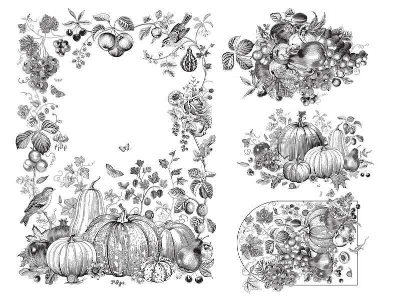 Paintable Fall - Roycycled Decoupage Paper