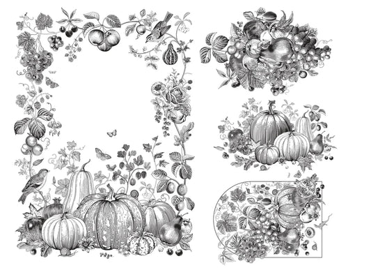 Paintable Fall - Roycycled Decoupage Paper