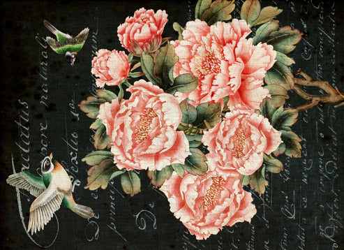 Posh Floral - Roycycled Decoupage Paper