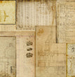 Warm Typography - Roycycled Decoupage Paper
