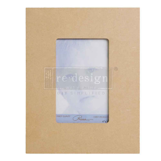 Unfinished MDF Picture Frame, 4" x 6" - ReDesign with Prima