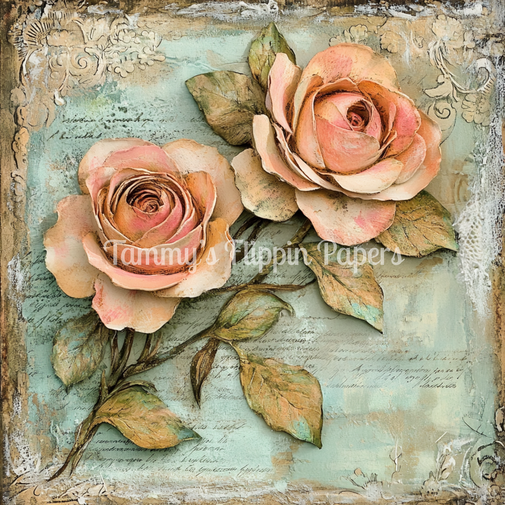 Textured Love Letter Tissue Paper - Flippin Furniture