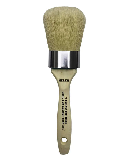 Helen 1.5" Oval Long Clay & Chalk Artisan Paint Brush - Daydream Apothecary