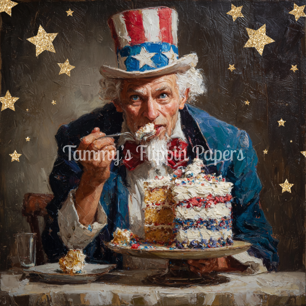 Uncle Sam Celebration Tissue Paper - Flippin Furniture