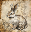 Vintage Bunny Tissue Paper - Flippin Furniture