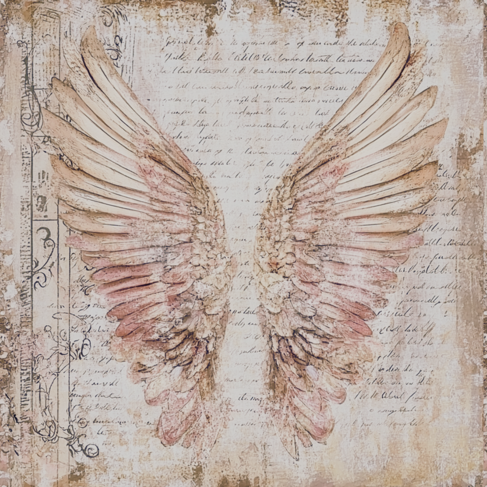 Blush Wings Tissue Paper - Flippin Furniture