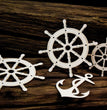 Chipboard Tropical Adventure, Steering Wheel - SnipArt