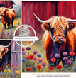 Highland Farm Cow Rice Paper (DC325)- Decoupage Central