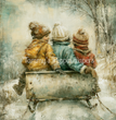 Snowbound Friends Tissue Paper - Flippin Furniture