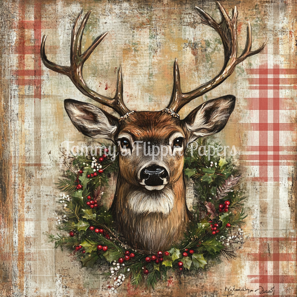 Buck the Halls Tissue Paper - Flippin Furniture